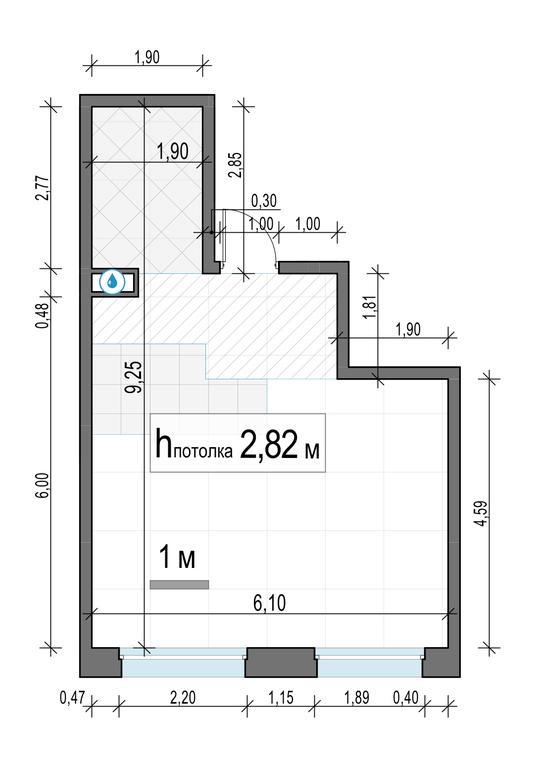 1-BD Apartment Sale, 39.7平方米 at Belyi Grad, Tsentralnaya Street, 1, Mytischi, Moscow Region, Russia #2