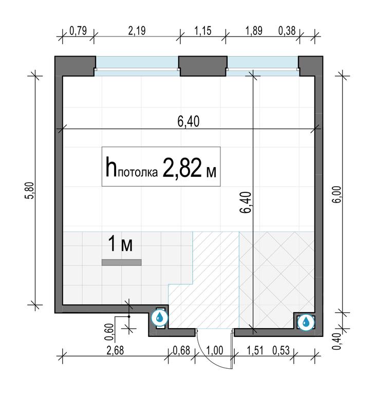1-BD Apartment Sale, 38.2平方米 at Belyi Grad, Tsentralnaya Street, 1, Mytischi, Moscow Region, Russia #2 1-BD Apartment Sale, 38.2平方米 at Belyi Grad, Tsentralnaya Street, 1, Mytischi, Moscow Region, Russia #2