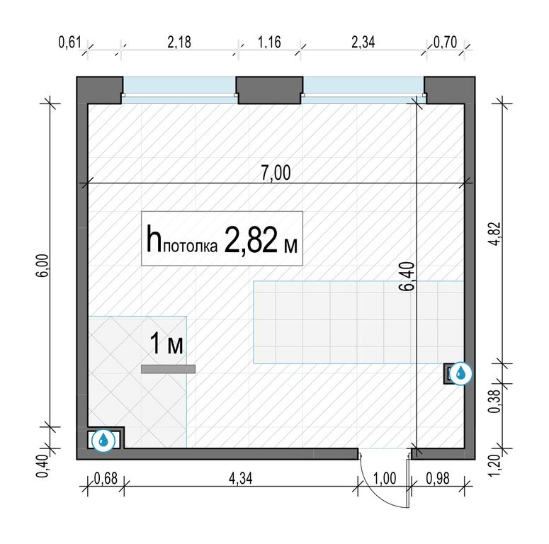 1-BD Apartment Sale, 43.2平方米 at Belyi Grad, Tsentralnaya Street, 1, Mytischi, Moscow Region, Russia #2 1-BD Apartment Sale, 43.2平方米 at Belyi Grad, Tsentralnaya Street, 1, Mytischi, Moscow Region, Russia #2