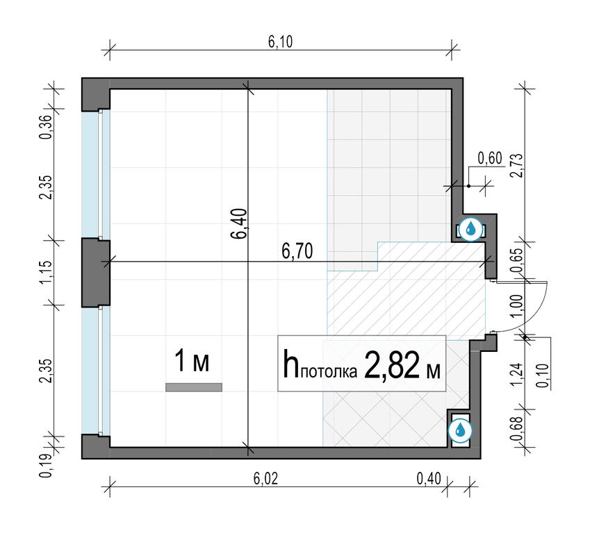 1-BD Apartment Sale, 39.5平方米 at Belyi Grad, Tsentralnaya Street, 1, Mytischi, Moscow Region, Russia #2