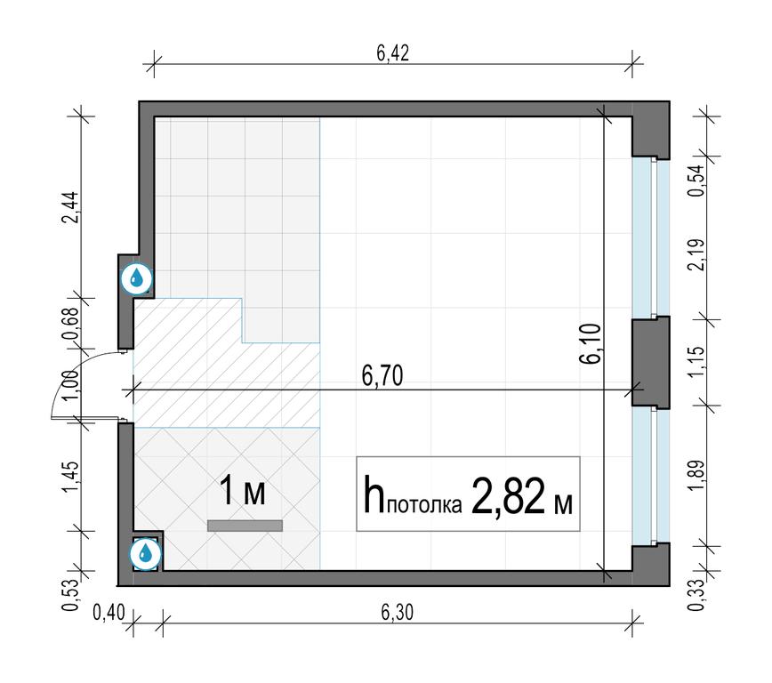 1-BD Apartment Sale, 38.9 sq. m. at Belyi Grad, Tsentralnaya Street, 1, Mytischi, Moscow Region, Russia #2 1-BD Apartment Sale, 38.9 sq. m. at Belyi Grad, Tsentralnaya Street, 1, Mytischi, Moscow Region, Russia #2