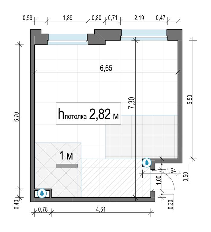 1-BD Apartment Sale, 42.4平方米 at Belyi Grad, Tsentralnaya Street, 1, Mytischi, Moscow Region, Russia #2 1-BD Apartment Sale, 42.4平方米 at Belyi Grad, Tsentralnaya Street, 1, Mytischi, Moscow Region, Russia #2