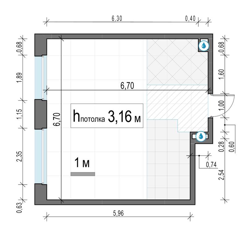 1-BD Apartment Sale, 41.7平方米 at Belyi Grad, Tsentralnaya Street, 1, Mytischi, Moscow Region, Russia #2 1-BD Apartment Sale, 41.7平方米 at Belyi Grad, Tsentralnaya Street, 1, Mytischi, Moscow Region, Russia #2