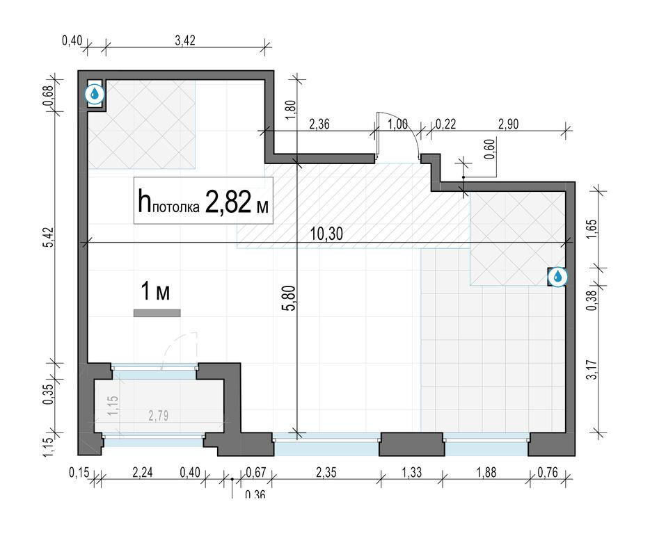 2-BD Apartment Sale, 59平方米 at Belyi Grad, Tsentralnaya Street, 1, Mytischi, Moscow Region, Russia #2 2-BD Apartment Sale, 59平方米 at Belyi Grad, Tsentralnaya Street, 1, Mytischi, Moscow Region, Russia #2