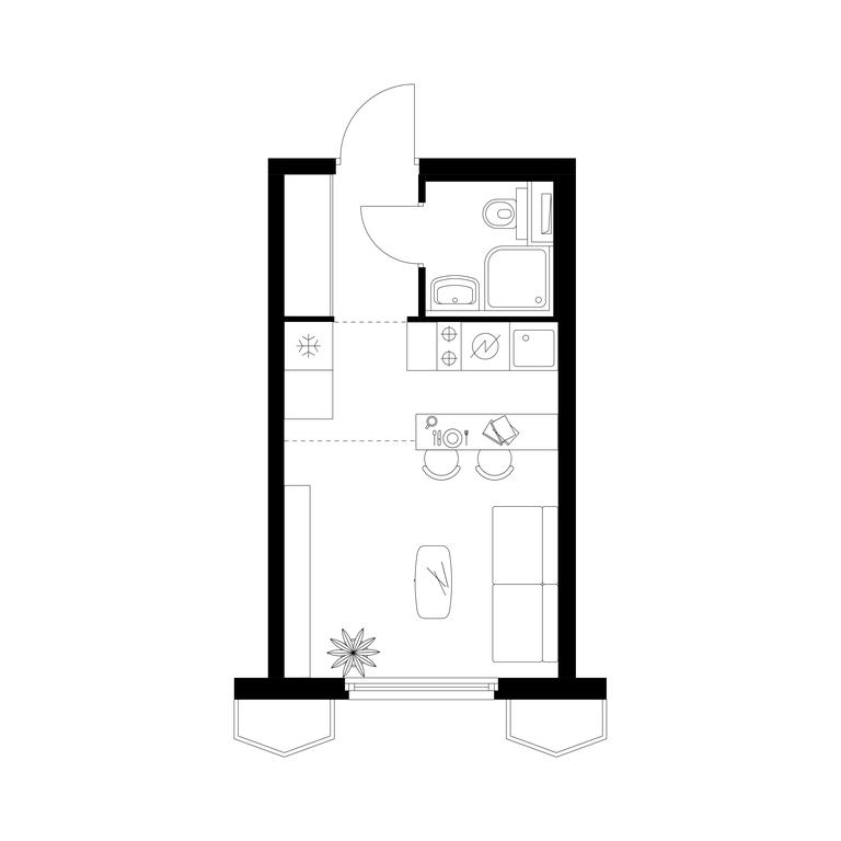Apartment Sale, 20.1 sq. m. at Businovskiy Park, Izhorskaya Street, 6с5, Moscow, Russia #1 Apartment Sale, 20.1 sq. m. at Businovskiy Park, Izhorskaya Street, 6с5, Moscow, Russia #1
