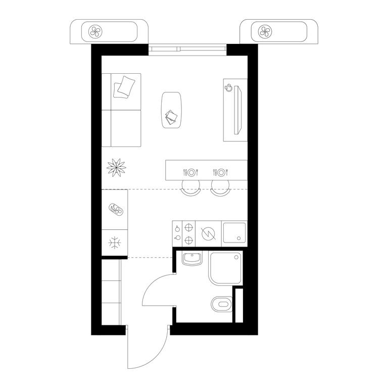 Продажа квартиры, 19,9 м² в ЖК «Ильинские луга», Заповедная улица, 1, посёлок Ильинское-Усово, городской округ Красногорск, Московская область, Россия #1