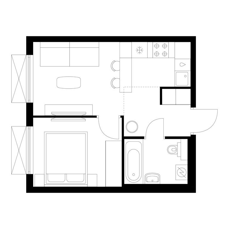 1-BD Apartment Sale, 31 sq. m. at Nikolskie Luga, Varshavskoye Highway, вл266с1, Moscow, Russia #1 1-BD Apartment Sale, 31 sq. m. at Nikolskie Luga, Varshavskoye Highway, вл266с1, Moscow, Russia #1