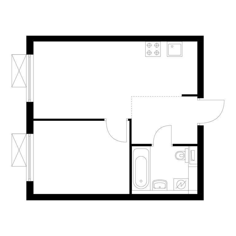 Продажа 1-комн. квартиры, 34,1 м² в ЖК «Восточное Бутово», Крымская улица, 13, рабочий посёлок Боброво, Ленинский городской округ, Московская область, Россия #1 Продажа 1-комн. квартиры, 34,1 м² в ЖК «Восточное Бутово», Крымская улица, 13, рабочий посёлок Боброво, Ленинский городской округ, Московская область, Россия #1
