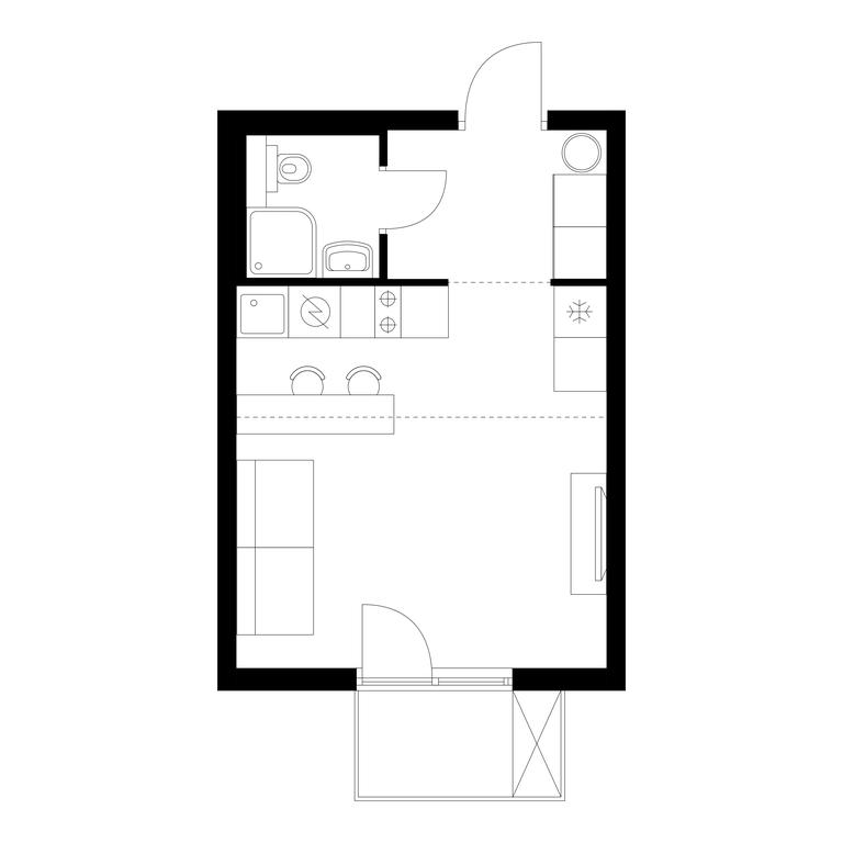 Apartment Sale, 26.3 sq. m. at Nikolskie Luga, Varshavskoye Highway, вл266с1, Moscow, Russia #1 Apartment Sale, 26.3 sq. m. at Nikolskie Luga, Varshavskoye Highway, вл266с1, Moscow, Russia #1