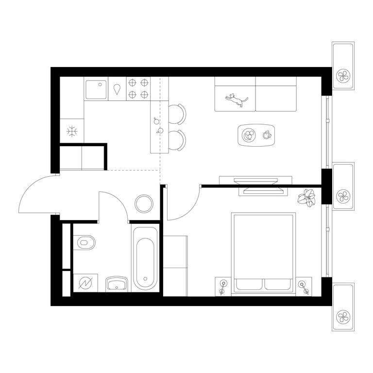 1-BD Apartment Sale, 34.2 sq. m. at Belaya Dacha Park, mikrorayon Parkovy, 1, Kotelniki, Moscow Region, Russia #1 1-BD Apartment Sale, 34.2 sq. m. at Belaya Dacha Park, mikrorayon Parkovy, 1, Kotelniki, Moscow Region, Russia #1