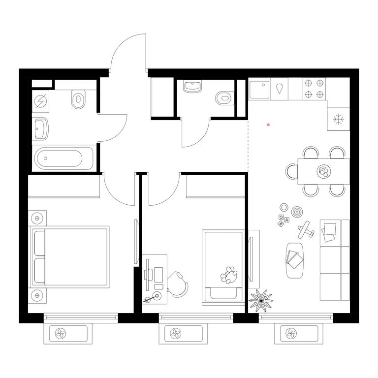 Продажа 2-комн. квартиры, 49,7 м² в ЖК «Белая Дача Парк», микрорайон Парковый, 1, Котельники, Московская область, Россия #1 Продажа 2-комн. квартиры, 49,7 м² в ЖК «Белая Дача Парк», микрорайон Парковый, 1, Котельники, Московская область, Россия #1
