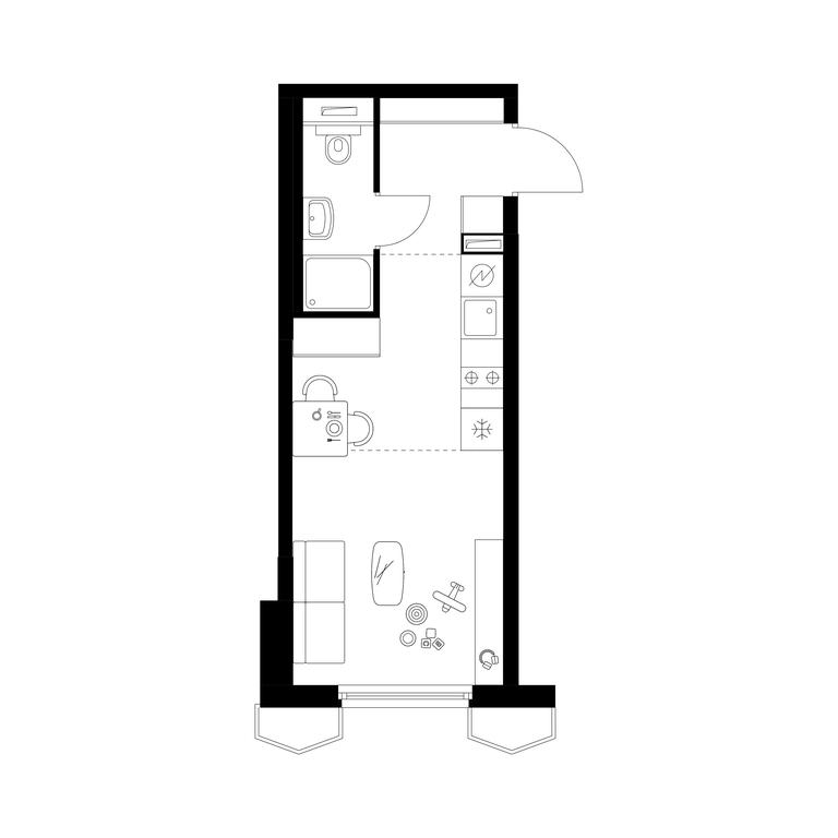 Apartment Sale, 23.5 sq. m. at Businovskiy Park, Izhorskaya Street, 6с5, Moscow, Russia #1 Apartment Sale, 23.5 sq. m. at Businovskiy Park, Izhorskaya Street, 6с5, Moscow, Russia #1