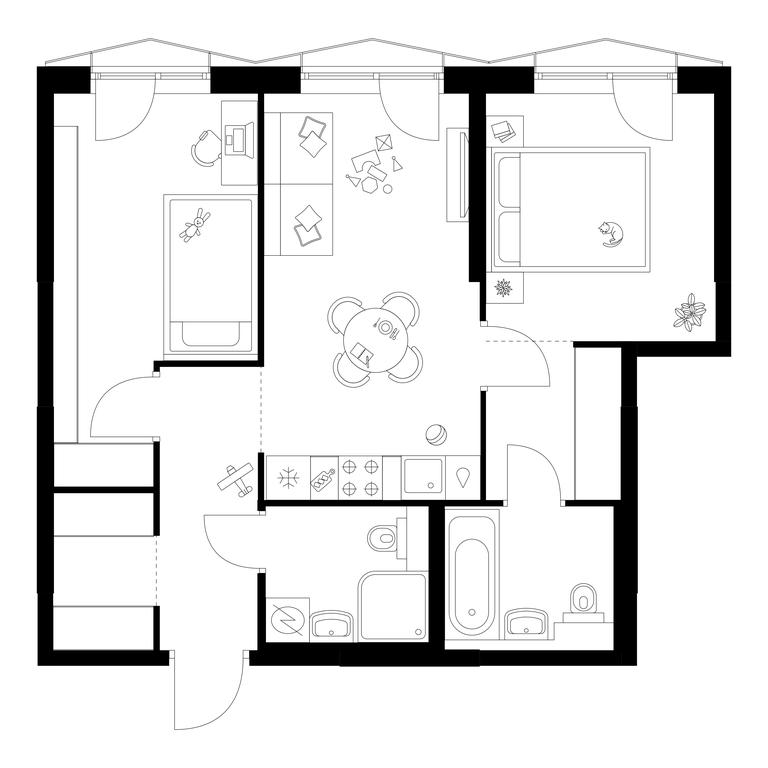 Продажа 2-комн. квартиры, 51,9 м² в ЖК «Плеханова 11», улица Плеханова, 13с6, Москва, Россия #1 Продажа 2-комн. квартиры, 51,9 м² в ЖК «Плеханова 11», улица Плеханова, 13с6, Москва, Россия #1