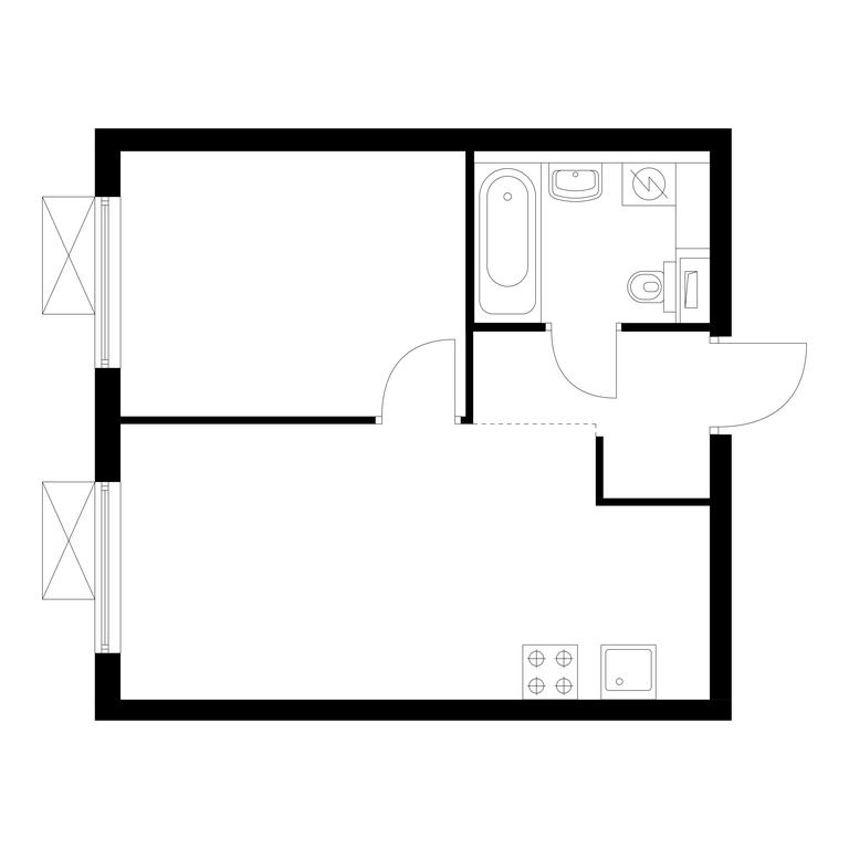 Продажа 1-комн. квартиры, 33,9 м² в ЖК «Восточное Бутово», Крымская улица, 13, рабочий посёлок Боброво, Ленинский городской округ, Московская область, Россия #1 Продажа 1-комн. квартиры, 33,9 м² в ЖК «Восточное Бутово», Крымская улица, 13, рабочий посёлок Боброво, Ленинский городской округ, Московская область, Россия #1