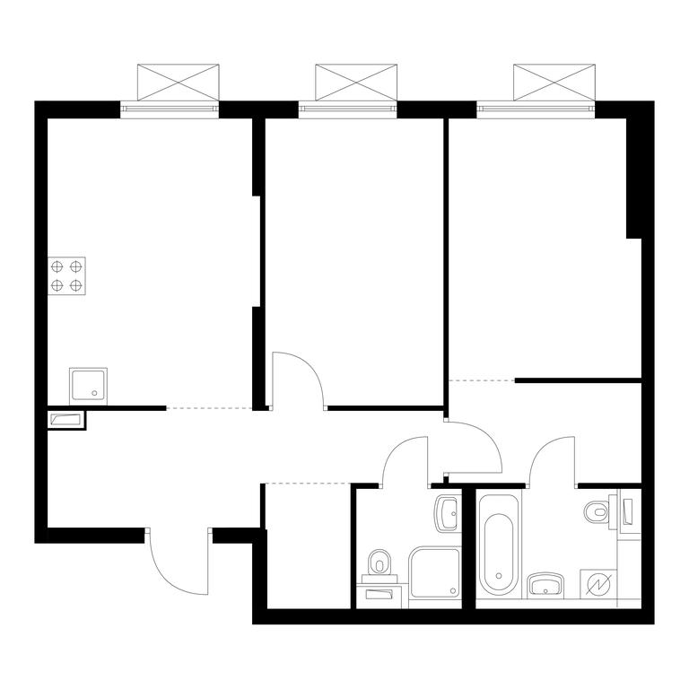 Продажа 2-комн. квартиры, 58,1 м² в ЖК «Восточное Бутово», Крымская улица, 13, рабочий посёлок Боброво, Ленинский городской округ, Московская область, Россия #1 Продажа 2-комн. квартиры, 58,1 м² в ЖК «Восточное Бутово», Крымская улица, 13, рабочий посёлок Боброво, Ленинский городской округ, Московская область, Россия #1