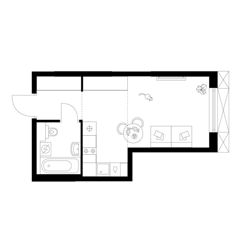 Apartment Sale, 24.1 sq. m. at Plehanova 11, Plekhanova Street, 13с6, Moscow, Russia #1 Apartment Sale, 24.1 sq. m. at Plehanova 11, Plekhanova Street, 13с6, Moscow, Russia #1
