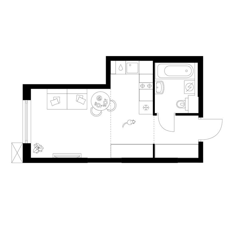 Apartment Sale, 24 sq. m. at Plehanova 11, Plekhanova Street, 13с6, Moscow, Russia #1 Apartment Sale, 24 sq. m. at Plehanova 11, Plekhanova Street, 13с6, Moscow, Russia #1