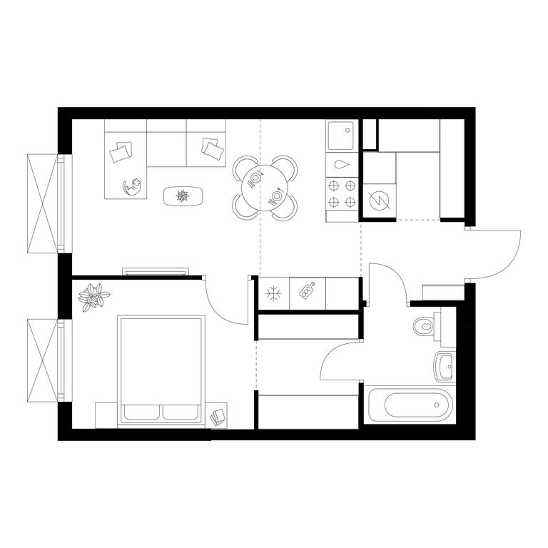 1-BD Apartment Sale, 37.8 sq. m. at Plehanova 11, Plekhanova Street, 13с6, Moscow, Russia #1 1-BD Apartment Sale, 37.8 sq. m. at Plehanova 11, Plekhanova Street, 13с6, Moscow, Russia #1