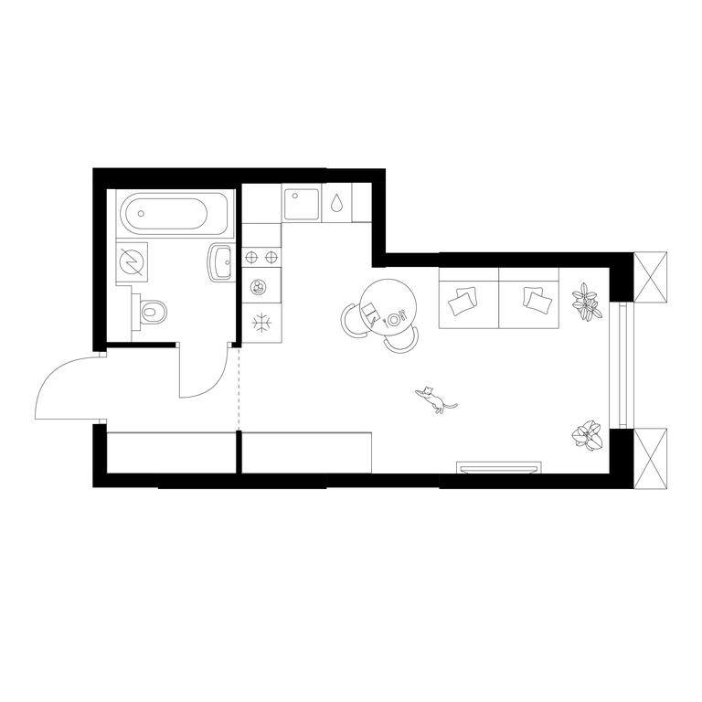 Apartment Sale, 24.1 sq. m. at Plehanova 11, Plekhanova Street, 13с6, Moscow, Russia #1 Apartment Sale, 24.1 sq. m. at Plehanova 11, Plekhanova Street, 13с6, Moscow, Russia #1