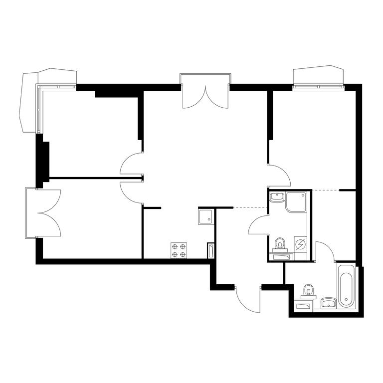 3-BD Apartment Sale, 76.1 sq. m. at Holland Park, Volokolamskoye Highway, 71/13к1, Moscow, Russia #2 3-BD Apartment Sale, 76.1 sq. m. at Holland Park, Volokolamskoye Highway, 71/13к1, Moscow, Russia #2