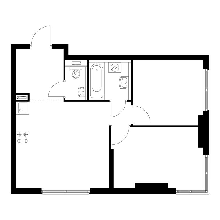 2-BD Apartment Sale, 49.6 sq. m. at Holland Park, Volokolamskoye Highway, 71/13к1, Moscow, Russia #1 2-BD Apartment Sale, 49.6 sq. m. at Holland Park, Volokolamskoye Highway, 71/13к1, Moscow, Russia #1