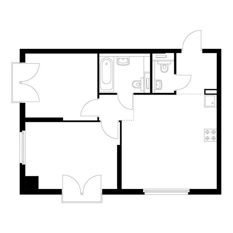 2-BD Apartment Sale, 56.4平方米 at Barklaya 6, Barklaya Street, 6, Moscow, Russia #1 2-BD Apartment Sale, 56.4平方米 at Barklaya 6, Barklaya Street, 6, Moscow, Russia #1