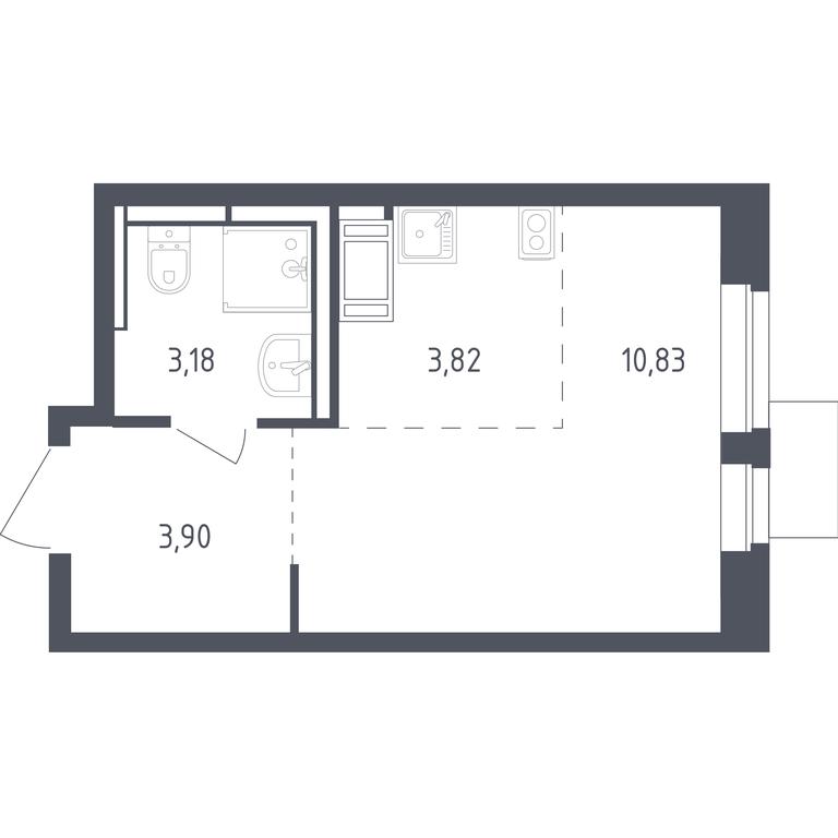 Apartment Sale, 21.4平方米 at Piatnitskie Luga, Pyatnitskoye Highway, 2, derevnya Yurlovo, Solnechnogorsk City District, Moscow Region, Russia #1 Apartment Sale, 21.4平方米 at Piatnitskie Luga, Pyatnitskoye Highway, 2, derevnya Yurlovo, Solnechnogorsk City District, Moscow Region, Russia #1
