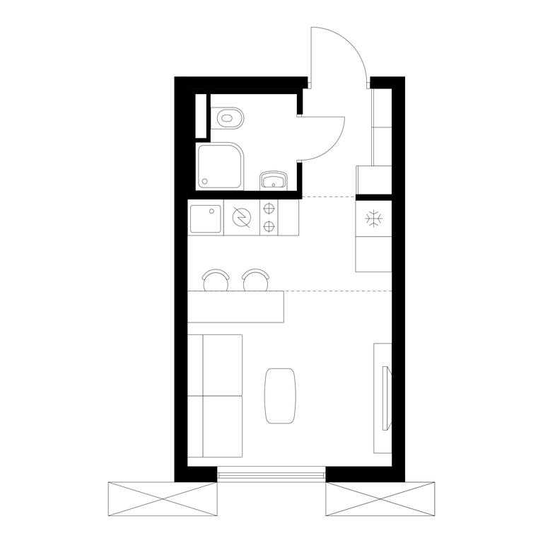 Apartment Sale, 19.9 sq. m. at Yauza Park, ulitsa Kolontsova, 4, Mytischi, Moscow Region, Russia #1 Apartment Sale, 19.9 sq. m. at Yauza Park, ulitsa Kolontsova, 4, Mytischi, Moscow Region, Russia #1