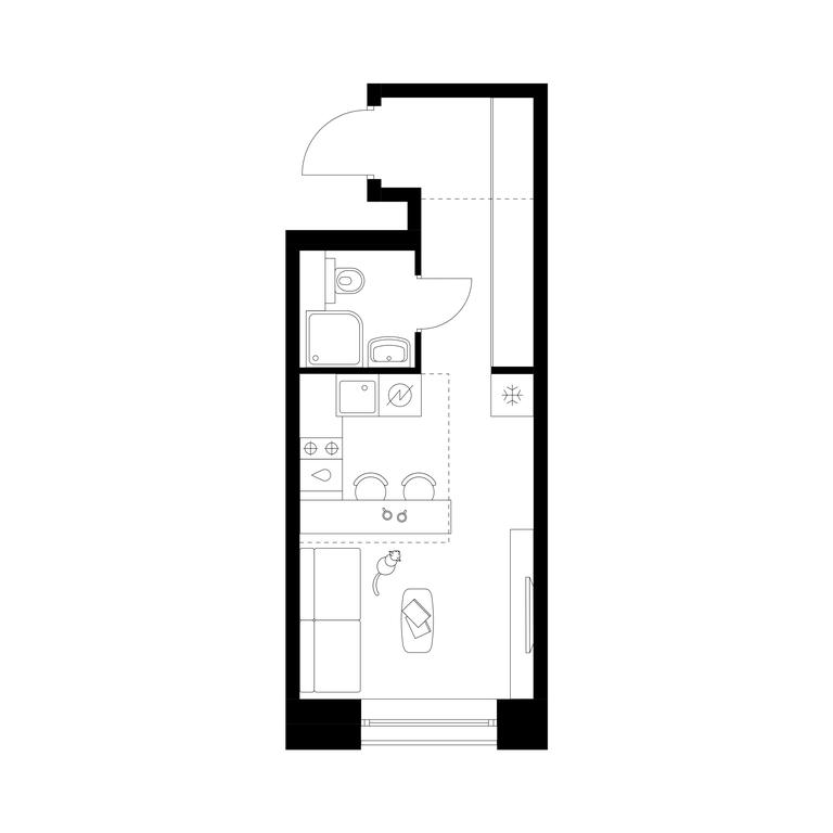 Apartment Sale, 24.3 sq. m. at Businovskiy Park, Izhorskaya Street, 6с5, Moscow, Russia #1 Apartment Sale, 24.3 sq. m. at Businovskiy Park, Izhorskaya Street, 6с5, Moscow, Russia #1