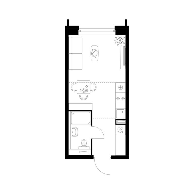 Apartment Sale, 22.49 sq. m. at Businovskiy Park, Izhorskaya Street, 6с5, Moscow, Russia #1 Apartment Sale, 22.49 sq. m. at Businovskiy Park, Izhorskaya Street, 6с5, Moscow, Russia #1