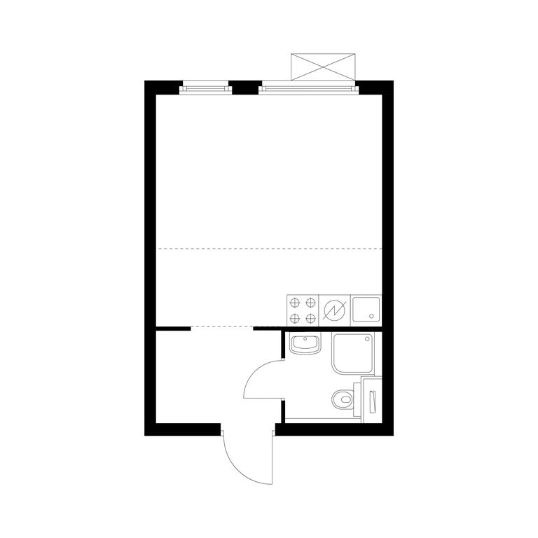 Apartment Sale, 25.2平方米 at Vtoroy Nagatinskiy, 2nd Nagatinsky Drive, 2к1, Moscow, Russia #1 Apartment Sale, 25.2平方米 at Vtoroy Nagatinskiy, 2nd Nagatinsky Drive, 2к1, Moscow, Russia #1