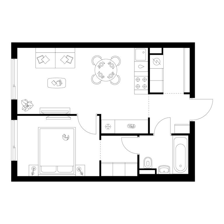 Продажа 1-комн. квартиры, 40,8 м² в ЖК «Саларьево парк», Саларьевская улица, 8к1, поселение Московский, Москва, Россия #1 Продажа 1-комн. квартиры, 40,8 м² в ЖК «Саларьево парк», Саларьевская улица, 8к1, поселение Московский, Москва, Россия #1