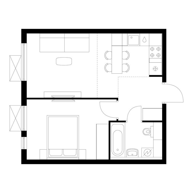 1-BD Apartment Sale, 37.8 sq. m. at Yauza Park, ulitsa Kolontsova, 4, Mytischi, Moscow Region, Russia #1 1-BD Apartment Sale, 37.8 sq. m. at Yauza Park, ulitsa Kolontsova, 4, Mytischi, Moscow Region, Russia #1