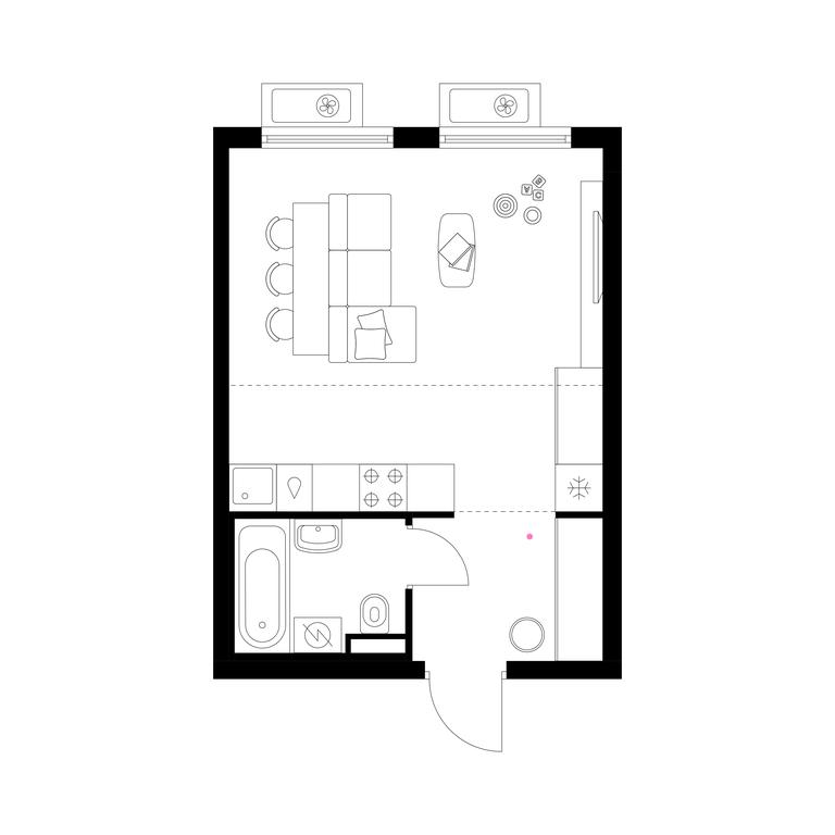 Apartment Sale, 29.8 sq. m. at Belaya Dacha Park, mikrorayon Parkovy, 1, Kotelniki, Moscow Region, Russia #1