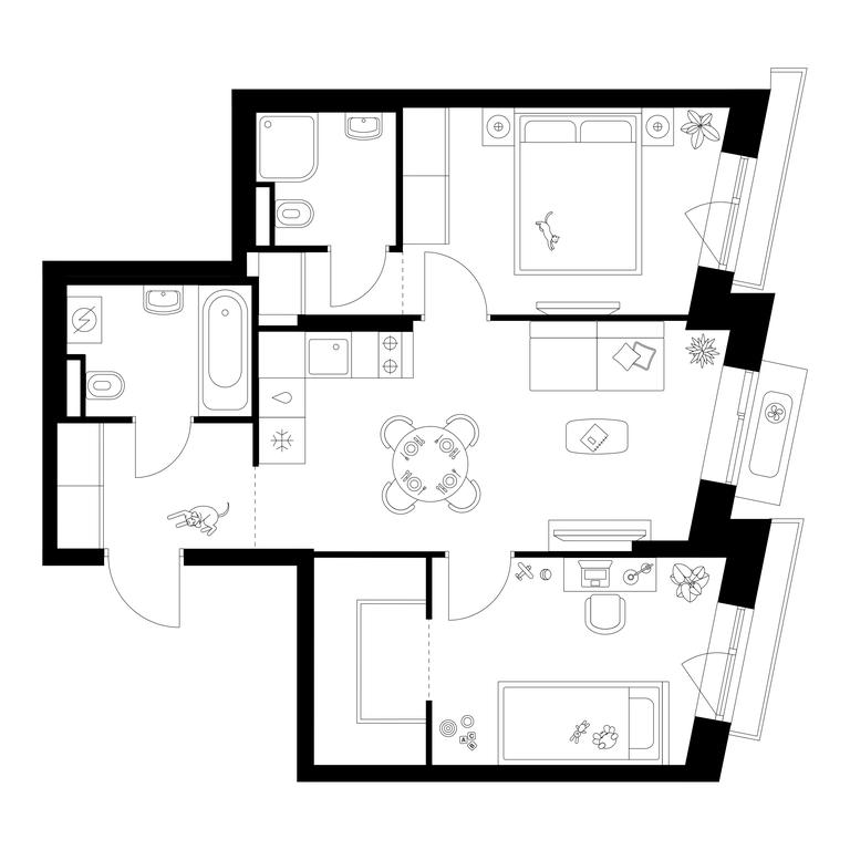 Продажа 2-комн. квартиры, 54,6 м² в ЖК «Саларьево парк», Саларьевская улица, 8к1, поселение Московский, Москва, Россия #1 Продажа 2-комн. квартиры, 54,6 м² в ЖК «Саларьево парк», Саларьевская улица, 8к1, поселение Московский, Москва, Россия #1