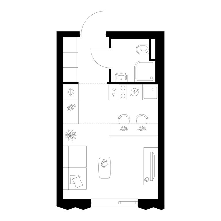 Продажа квартиры, 21,8 м² в ЖК «Ильинские луга», Заповедная улица, 1, посёлок Ильинское-Усово, городской округ Красногорск, Московская область, Россия #1 Продажа квартиры, 21,8 м² в ЖК «Ильинские луга», Заповедная улица, 1, посёлок Ильинское-Усово, городской округ Красногорск, Московская область, Россия #1
