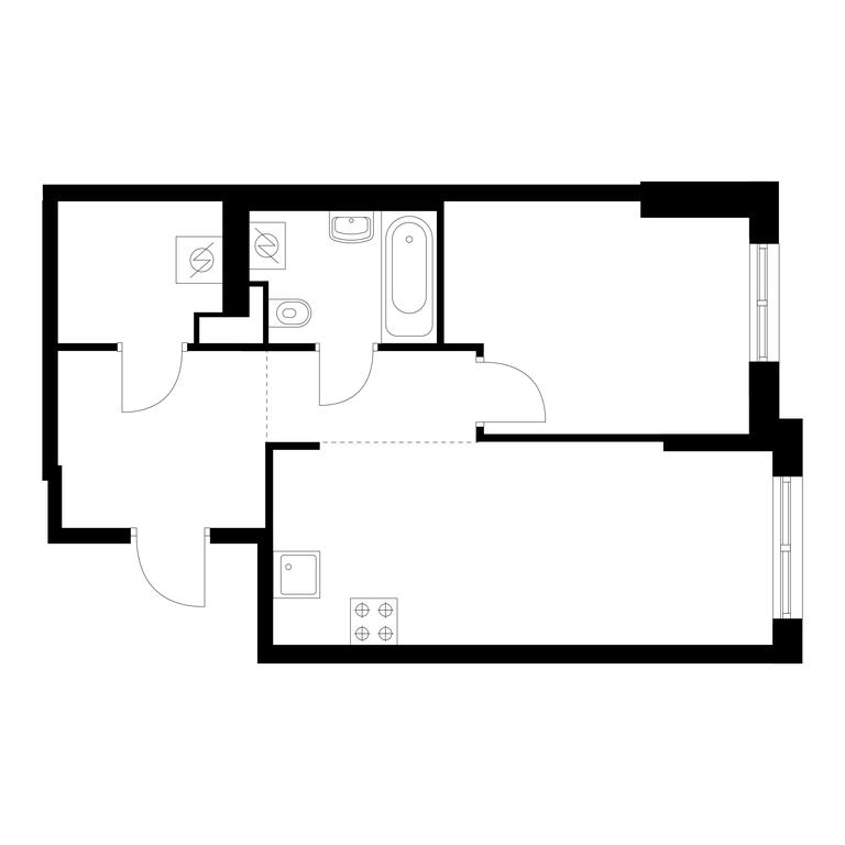 1-BD Apartment Sale, 44.06平方米 at Ilinskie Luga, Zapovednaya Street, 1, posyolok Ilyinskoye-Usovo, Krasnogorsk City District, Moscow Region, Russia #1 1-BD Apartment Sale, 44.06平方米 at Ilinskie Luga, Zapovednaya Street, 1, posyolok Ilyinskoye-Usovo, Krasnogorsk City District, Moscow Region, Russia #1