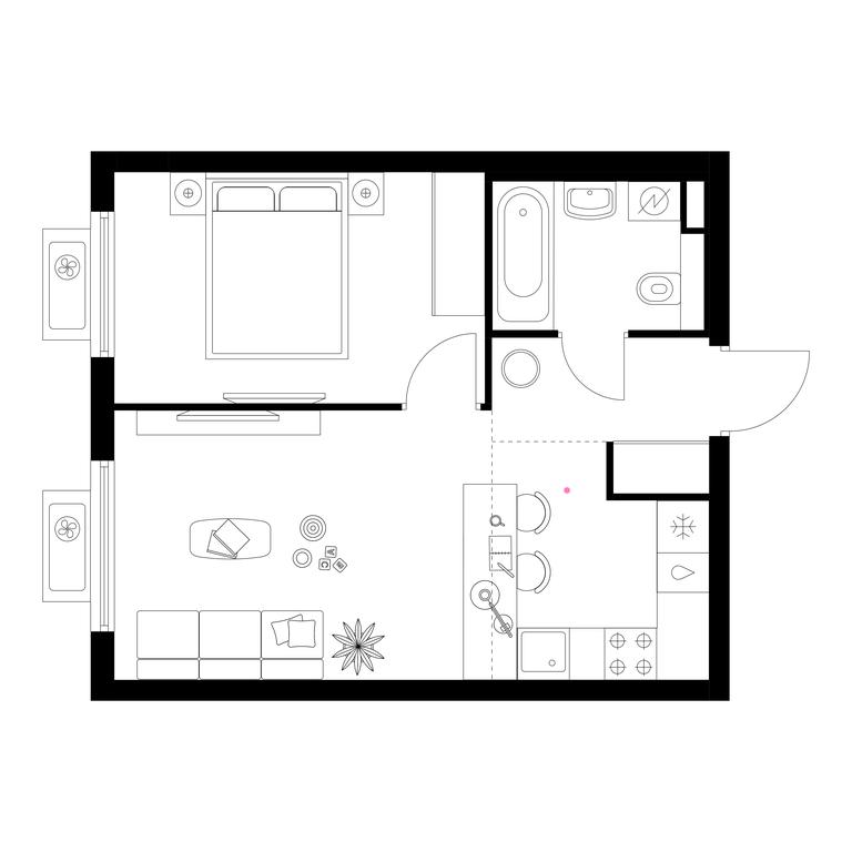 1-BD Apartment Sale, 37.8 sq. m. at Belaya Dacha Park, mikrorayon Parkovy, 1, Kotelniki, Moscow Region, Russia #1 1-BD Apartment Sale, 37.8 sq. m. at Belaya Dacha Park, mikrorayon Parkovy, 1, Kotelniki, Moscow Region, Russia #1