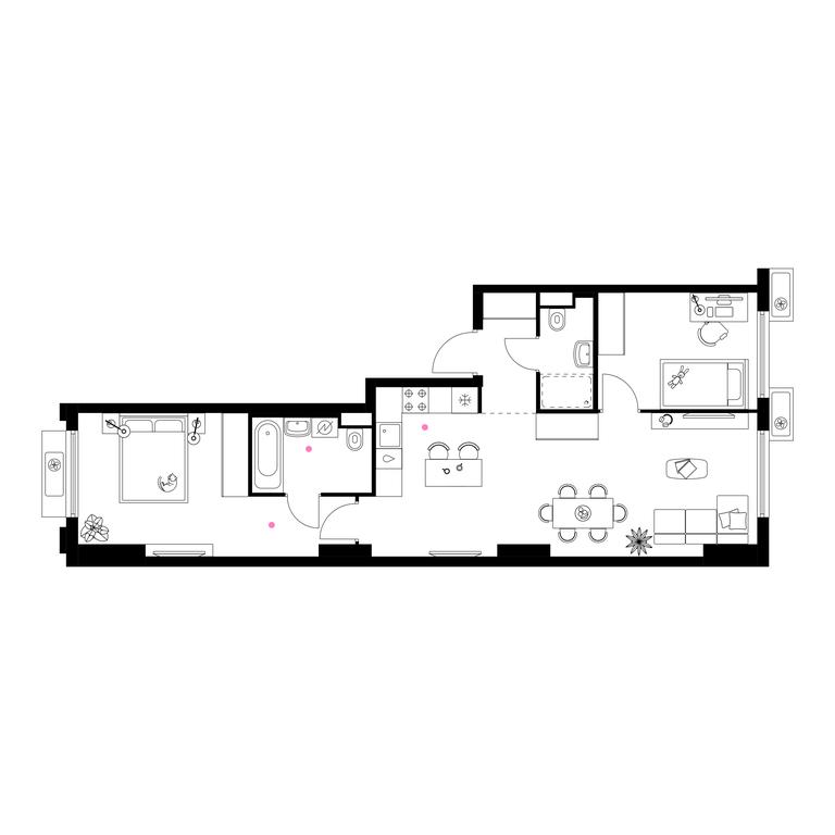 2-BD Apartment Sale, 64.2 sq. m. at Belaya Dacha Park, mikrorayon Parkovy, 1, Kotelniki, Moscow Region, Russia #1 2-BD Apartment Sale, 64.2 sq. m. at Belaya Dacha Park, mikrorayon Parkovy, 1, Kotelniki, Moscow Region, Russia #1