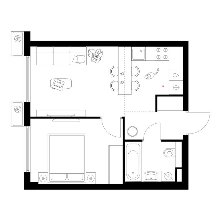 1-BD Apartment Sale, 36.5 sq. m. at Belaya Dacha Park, mikrorayon Parkovy, 1, Kotelniki, Moscow Region, Russia #1 1-BD Apartment Sale, 36.5 sq. m. at Belaya Dacha Park, mikrorayon Parkovy, 1, Kotelniki, Moscow Region, Russia #1
