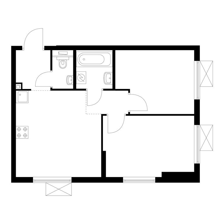 Продажа 2-комн. квартиры, 46,6 м² в ЖК «Белая Дача Парк», микрорайон Парковый, 1, Котельники, Московская область, Россия #1 Продажа 2-комн. квартиры, 46,6 м² в ЖК «Белая Дача Парк», микрорайон Парковый, 1, Котельники, Московская область, Россия #1