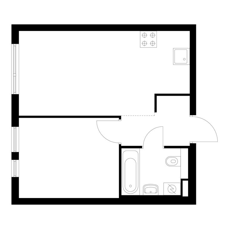 1-BD Apartment Sale, 36.2平方米 at Ilinskie Luga, Zapovednaya Street, 1, posyolok Ilyinskoye-Usovo, Krasnogorsk City District, Moscow Region, Russia #1 1-BD Apartment Sale, 36.2平方米 at Ilinskie Luga, Zapovednaya Street, 1, posyolok Ilyinskoye-Usovo, Krasnogorsk City District, Moscow Region, Russia #1