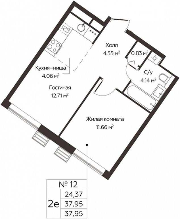 1-BD Apartment Sale, 37.95 sq. m. at Kvartal Rumyantsevo, ulitsa Admirala Kornilova, с1, Mosrentgen Settlement, Moscow, Russia #1 1-BD Apartment Sale, 37.95 sq. m. at Kvartal Rumyantsevo, ulitsa Admirala Kornilova, с1, Mosrentgen Settlement, Moscow, Russia #1