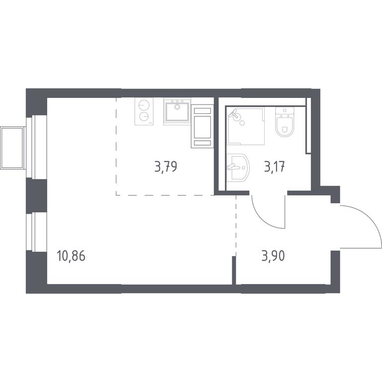 Apartment Sale, 21.6 sq. m. at Pribrezhnyi Park, Pribrezhniy Park Residential Complex, Village of Yam, Domodedovo City District, Moscow Region, Russia #1 Apartment Sale, 21.6 sq. m. at Pribrezhnyi Park, Pribrezhniy Park Residential Complex, Village of Yam, Domodedovo City District, Moscow Region, Russia #1