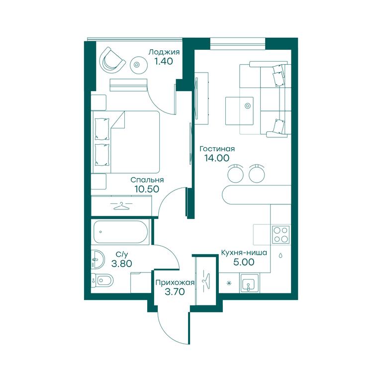 1-BD Apartment Sale, 36.5 sq. m. at Ravnovesie, zhiloy kompleks Ravnovesiye, selo Perkhushkovo, Odintsovskiy City District, Moscow Region, Russia #1 1-BD Apartment Sale, 36.5 sq. m. at Ravnovesie, zhiloy kompleks Ravnovesiye, selo Perkhushkovo, Odintsovskiy City District, Moscow Region, Russia #1