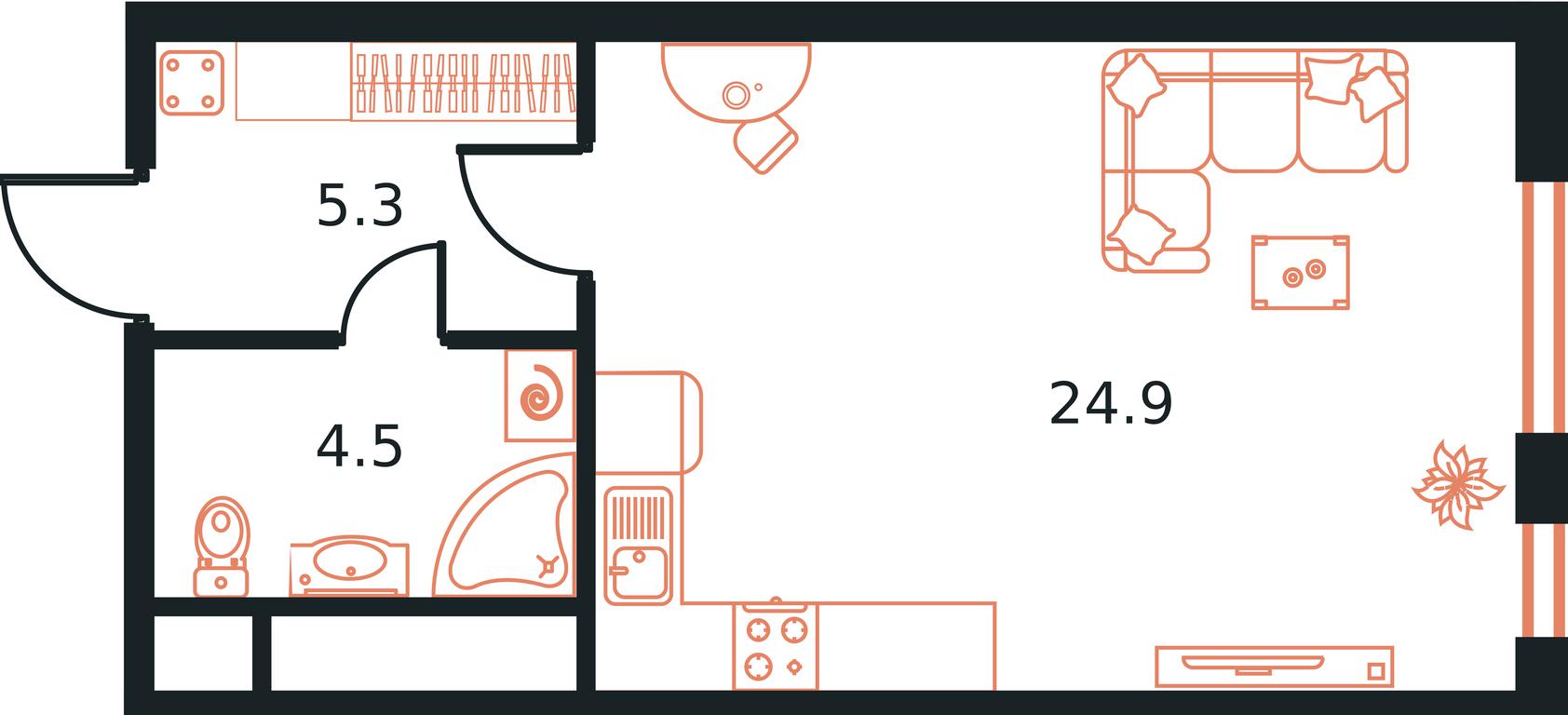 Apartment Sale, 34.7 sq. m. at West Tower, Aminyevskoye Highway, 6, Moscow, Russia #1 Apartment Sale, 34.7 sq. m. at West Tower, Aminyevskoye Highway, 6, Moscow, Russia #1