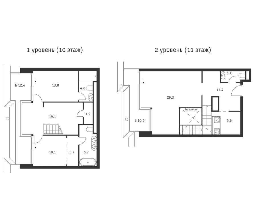 1-BD Apartment Sale, 116.6平方米 at Badaevskiy, Kutuzovsky Avenue, 12с3, Moscow, Russia #1 1-BD Apartment Sale, 116.6平方米 at Badaevskiy, Kutuzovsky Avenue, 12с3, Moscow, Russia #1