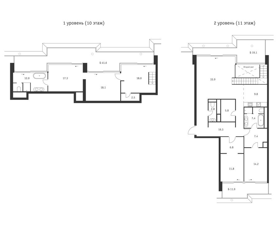 2-BD Apartment Sale, 208.9 sq. m. at Badaevskiy, Kutuzovsky Avenue, 12с3, Moscow, Russia #1 2-BD Apartment Sale, 208.9 sq. m. at Badaevskiy, Kutuzovsky Avenue, 12с3, Moscow, Russia #1