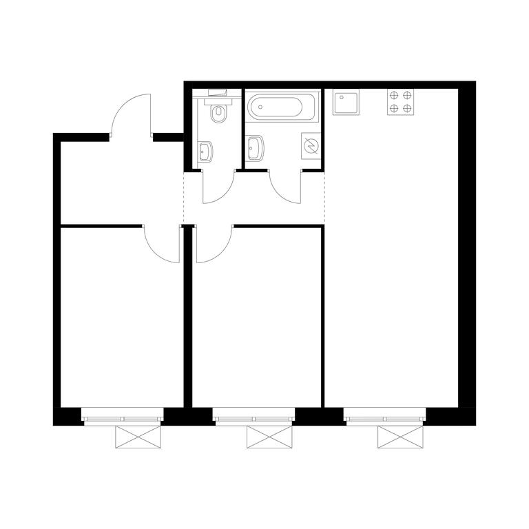 2-BD Apartment Sale, 58.5 sq. m. at Belaya Dacha Park, mikrorayon Parkovy, 1, Kotelniki, Moscow Region, Russia #1 2-BD Apartment Sale, 58.5 sq. m. at Belaya Dacha Park, mikrorayon Parkovy, 1, Kotelniki, Moscow Region, Russia #1