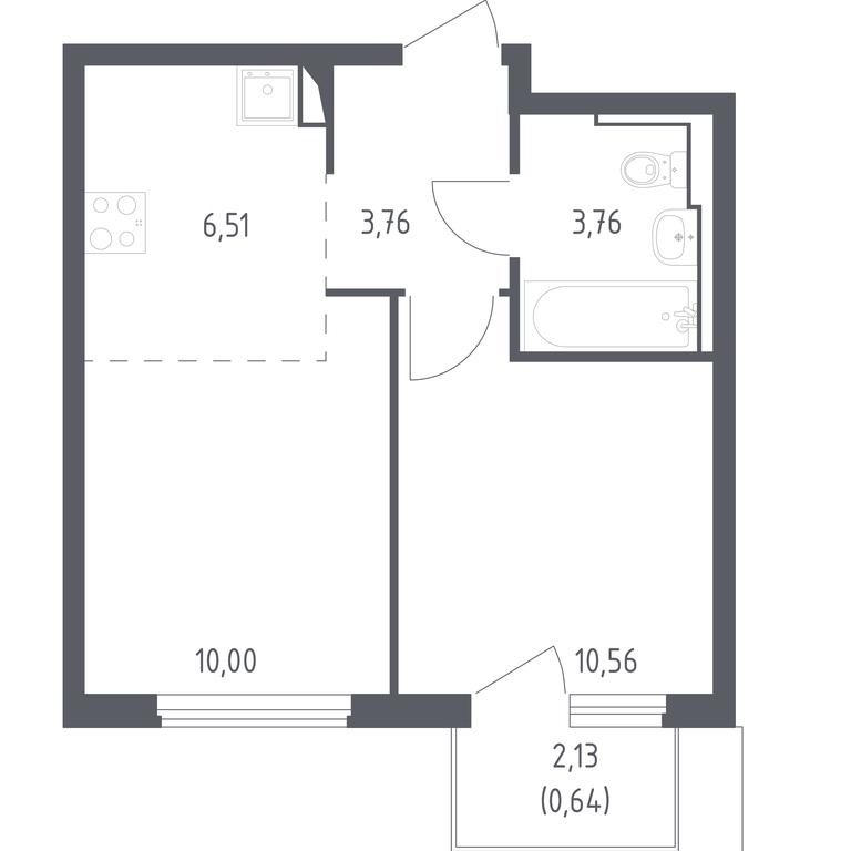 Apartment Sale, 35.23 sq. m. at Ostafevo, Ostafyevskoe Highway, 12к1, Ryazanovskoe Settlement, Moscow, Russia #1 Apartment Sale, 35.23 sq. m. at Ostafevo, Ostafyevskoe Highway, 12к1, Ryazanovskoe Settlement, Moscow, Russia #1